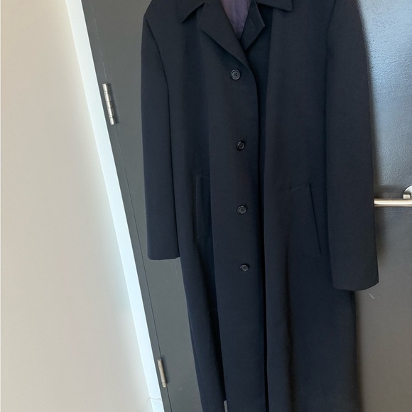 O’CONNOR’S 42L Wool mint condition “Rambler” overcoat navy, ultra luxury classic - Picture 2 of 15